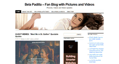 Desktop Screenshot of belapadilla.net